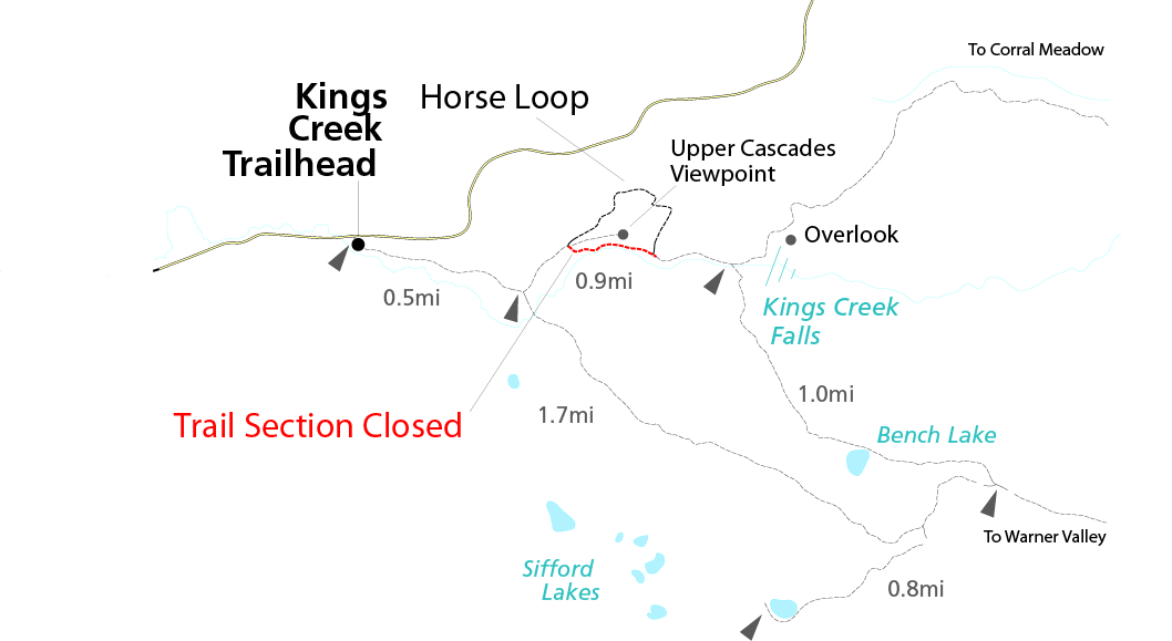 Hiking Kings Creek Falls Trail