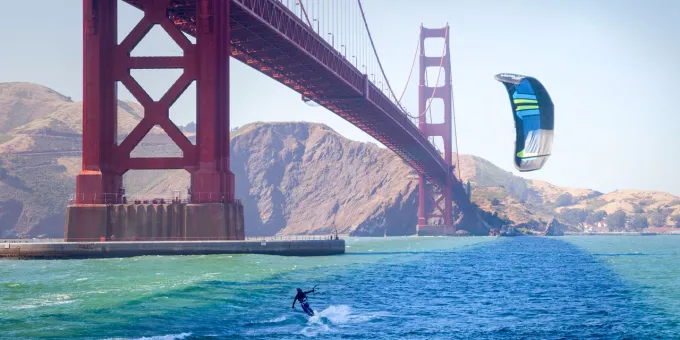 Kite Surfing, San Francisco